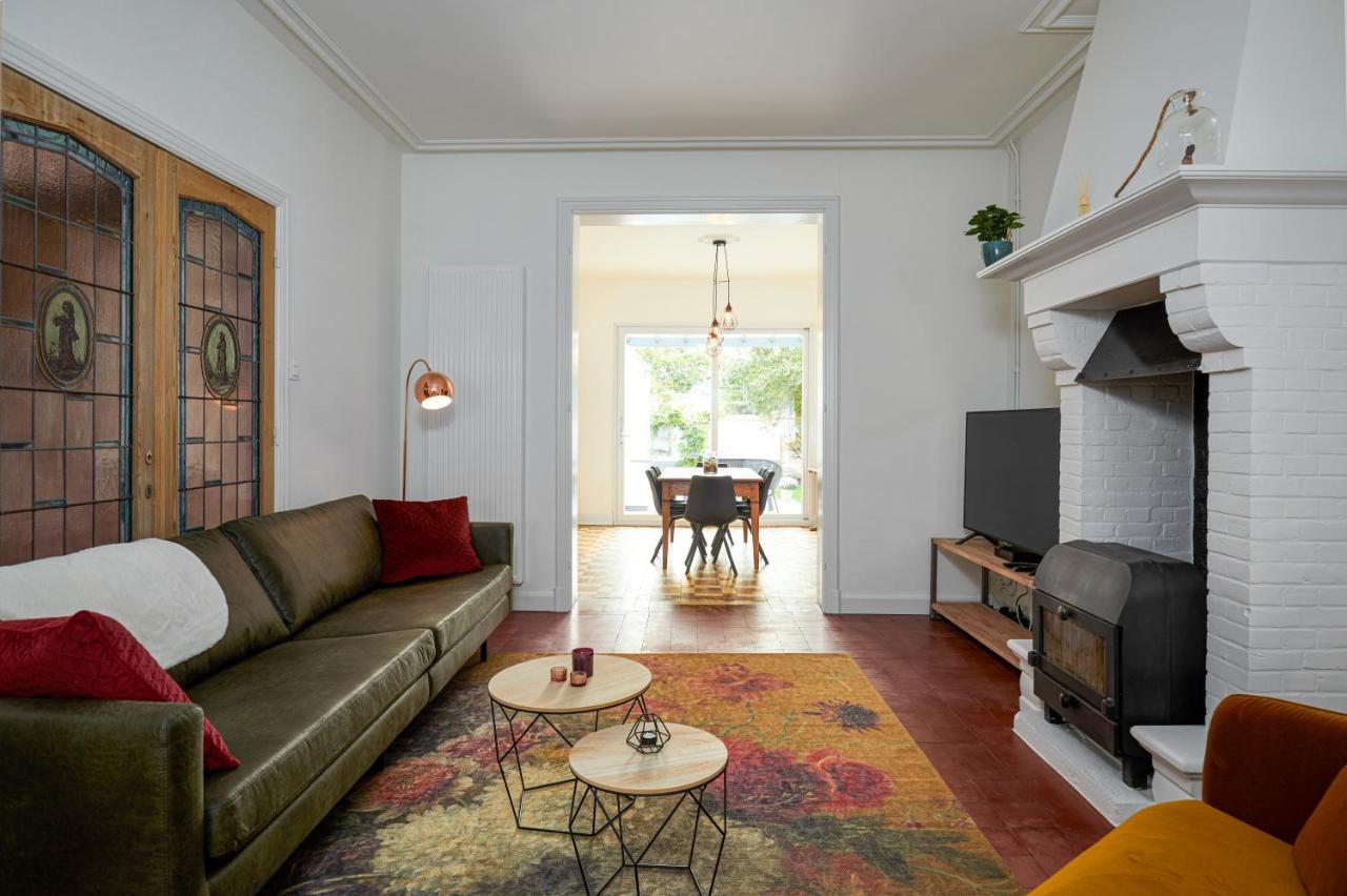 Trendy, Authentieke Woning Met Groot Terras En Tuin Villa Bruges Exterior photo